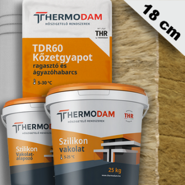 18 cm Thermodam kőzetgyapot hőszigetelő rendszer