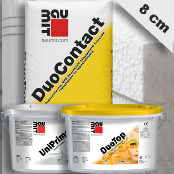 8 cm Baumit hőszigetelő rendszer