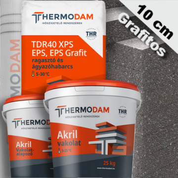 10 cm grafitos hőszigetelő rendszer teljes csomagban