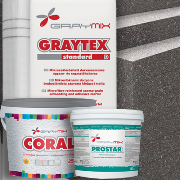Graymix grafitos hőszigetelő rendszer 6 cm