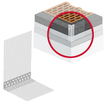 EJOT Hálós sarok élvédő