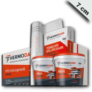 7 cm Thermodam hőszigetelő rendszer
