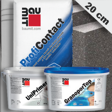 20 cm Baumit grafitos hőszigetelő rendszer