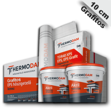 10 cm Thermodam grafitos hőszigetelő rendszer