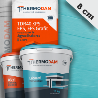 8 cm Thermodam lábazati hőszigetelő rendszer