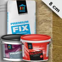 Kőzetgyapot homlokzati hőszigetelés 8 cm