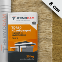8 cm Kőzetgyapot hőszigetelő alaprendszer