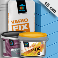 Lábazati hőszigetelő rendszer 18 cm